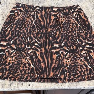 Talbots Wild Patterned Pencil Skirt